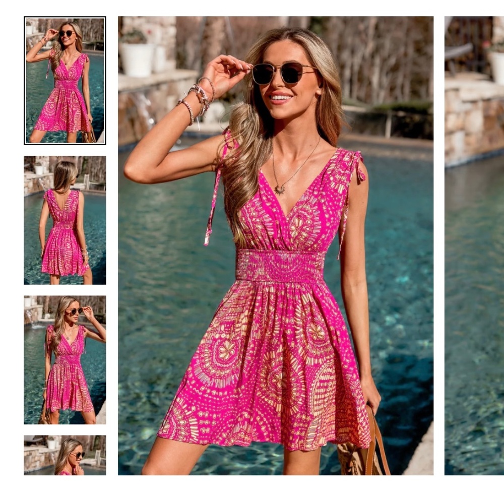 CUPSHE Mini Dress, Size Small, NWT